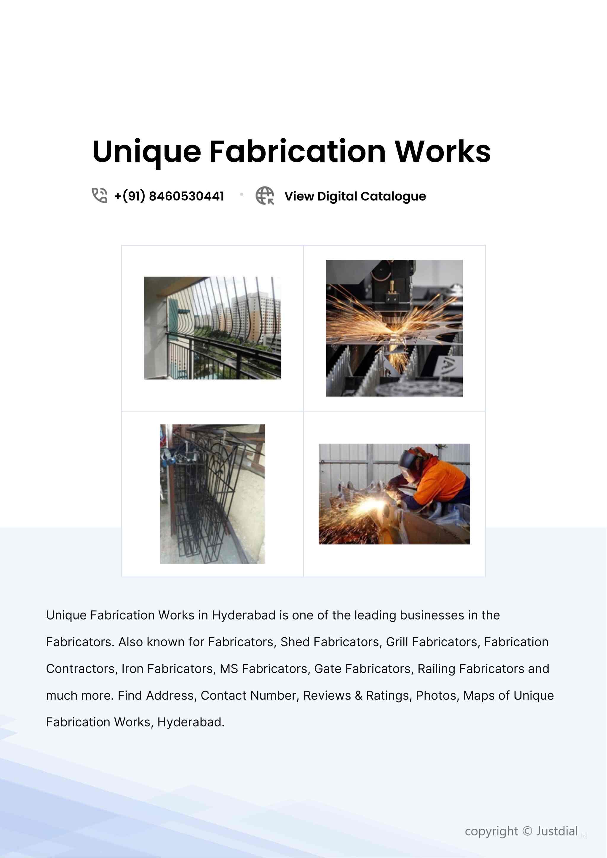 Unique Fabrication Works